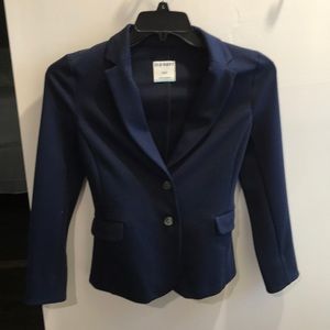 Navy Stretch Blazer